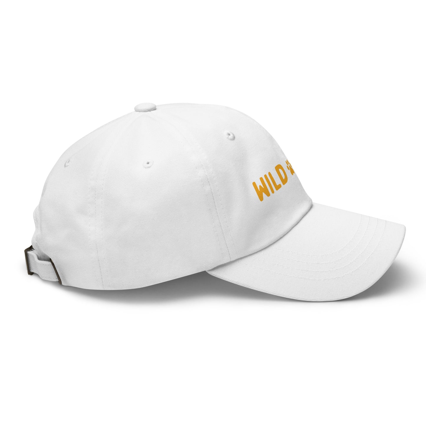 White and Yellow Wild Cats Baseball Hat