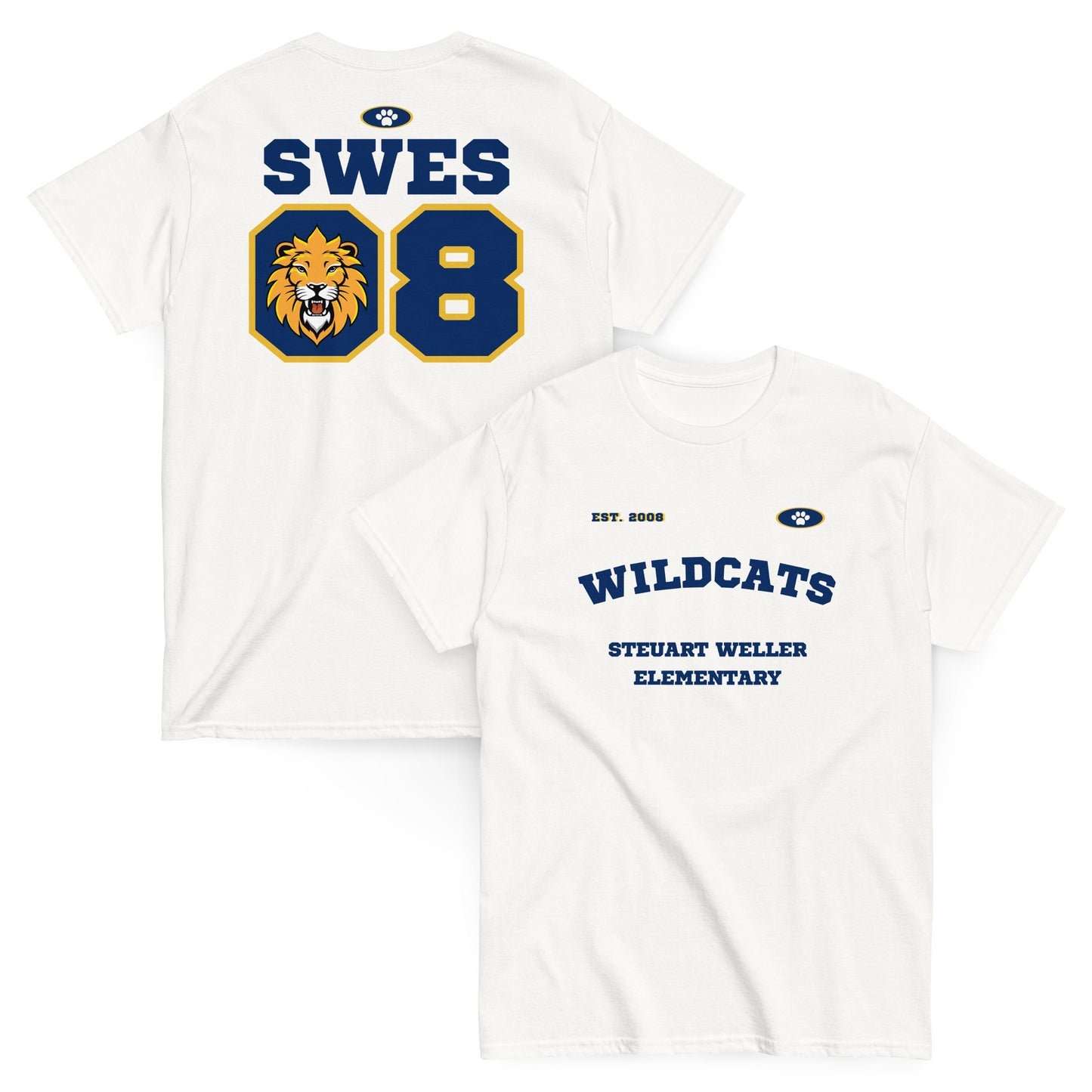 Wild Cat Varsity Athletics Unisex Adult Classic Tee