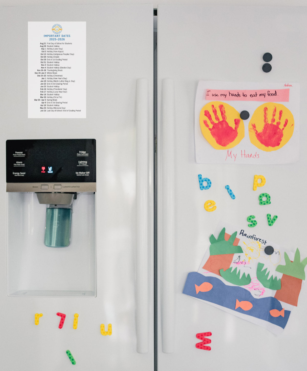 2025 - 2026 School Calendar Magnet