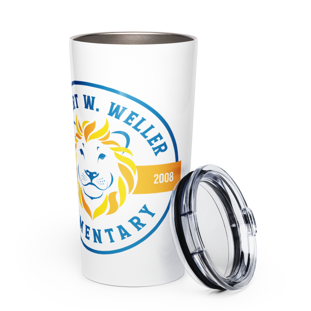 White Wild Cats Stainless Steel Tumbler