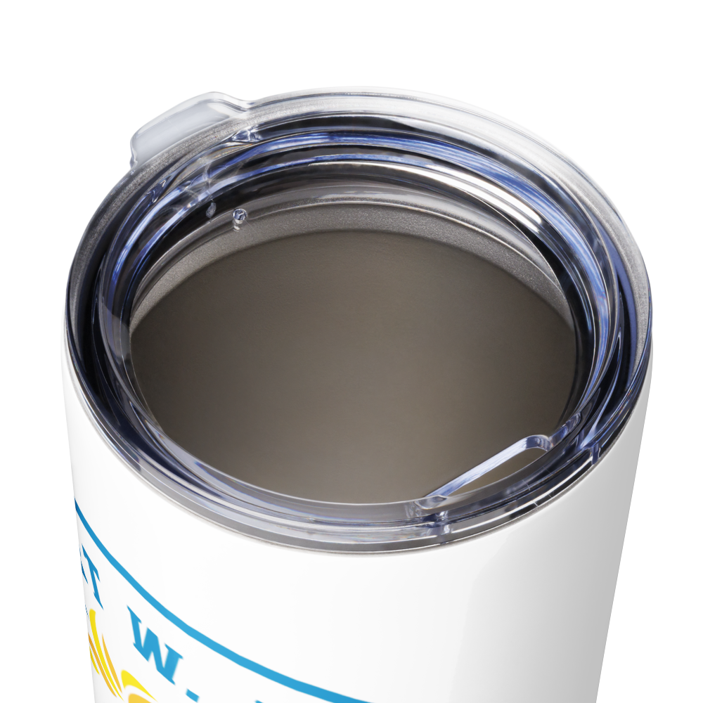 White Wild Cats Stainless Steel Tumbler