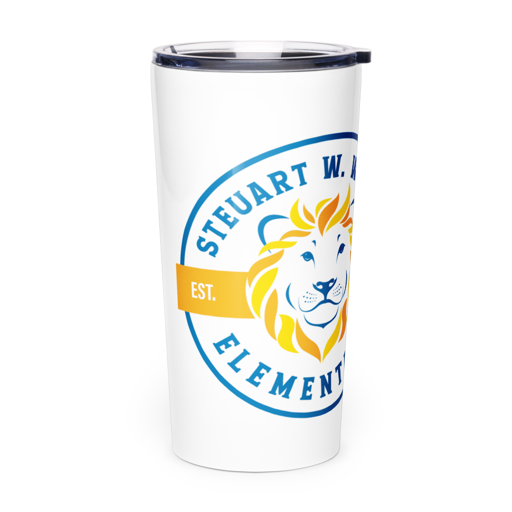 White Wild Cats Stainless Steel Tumbler