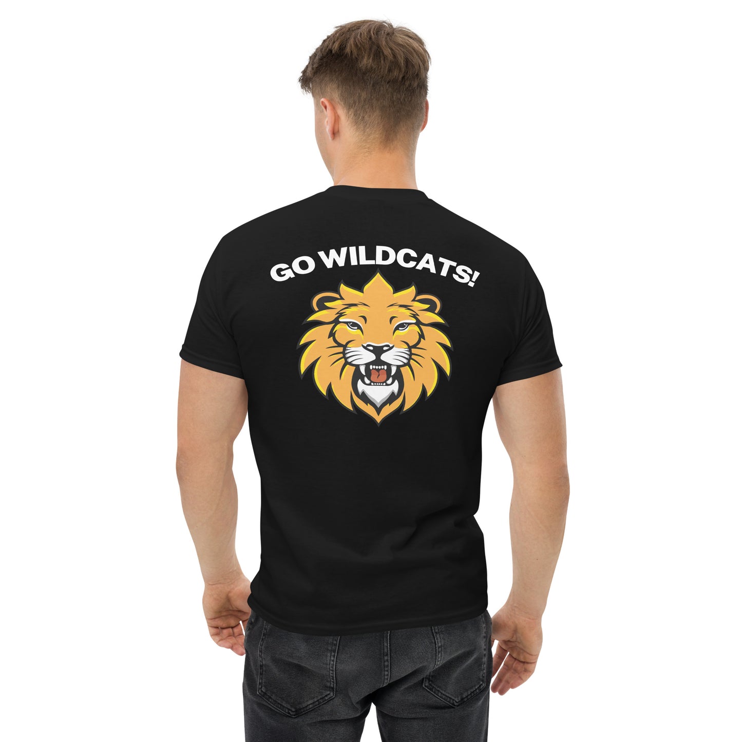 Wild Cat Go Wildcats Mascot Unisex Adult Classic Tee