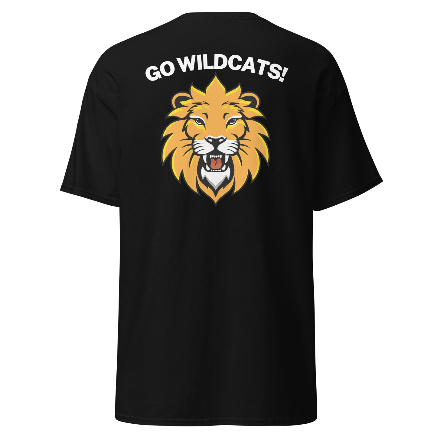 Wild Cat Go Wildcats Mascot Unisex Adult Classic Tee
