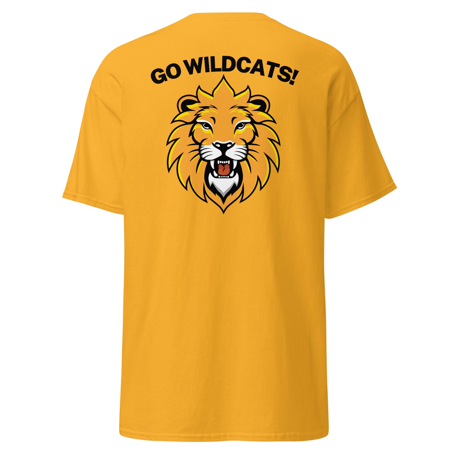 Wild Cat Go Wildcats Mascot Unisex Adult Classic Tee
