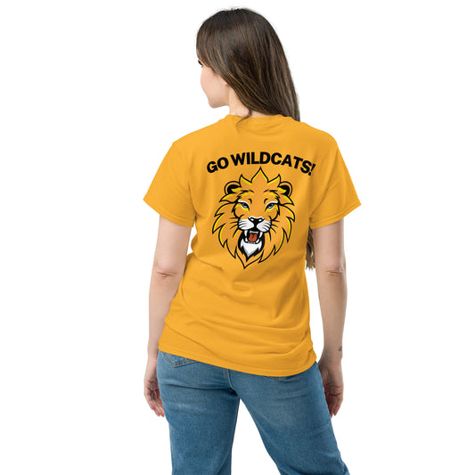 Wild Cat Go Wildcats Mascot Unisex Adult Classic Tee