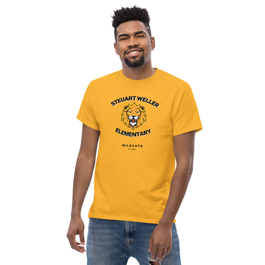 Wild Cat Let's Roar Mascot Unisex Adult Classic Tee