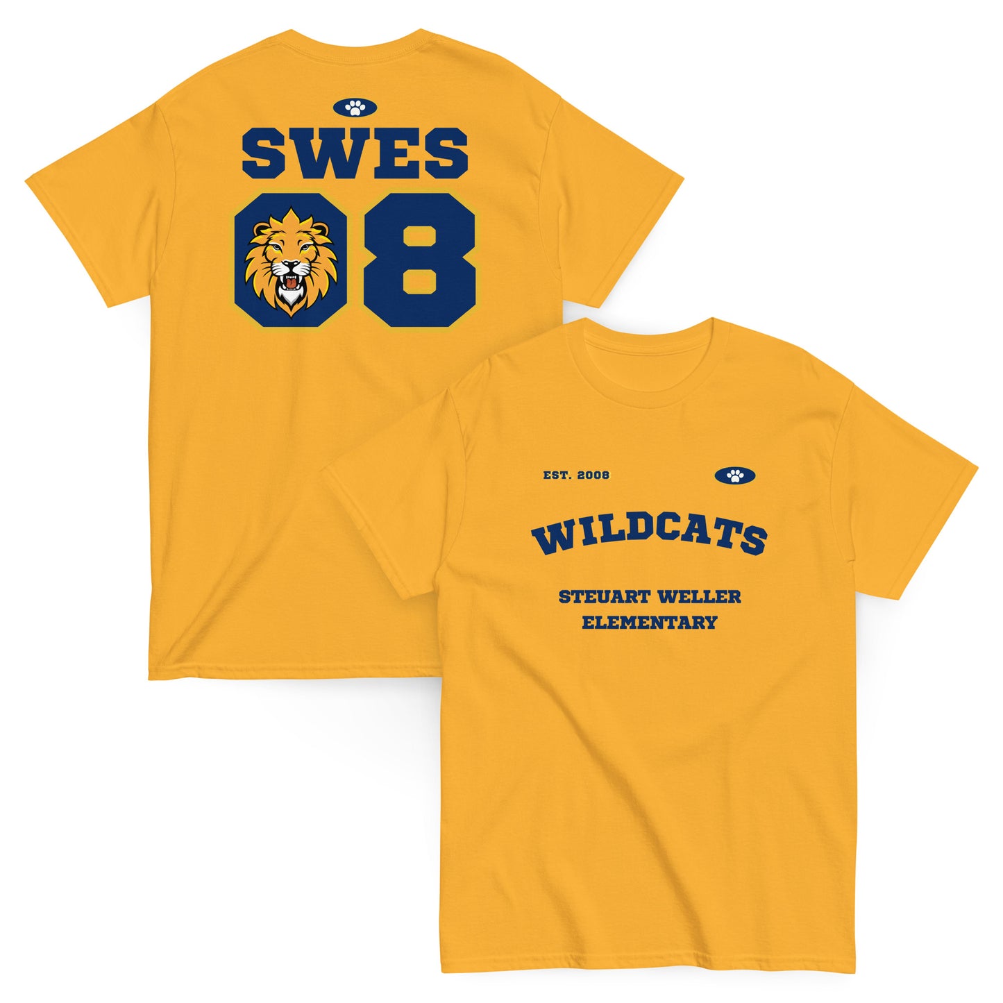Wild Cat Varsity Athletics Unisex Adult Classic Tee