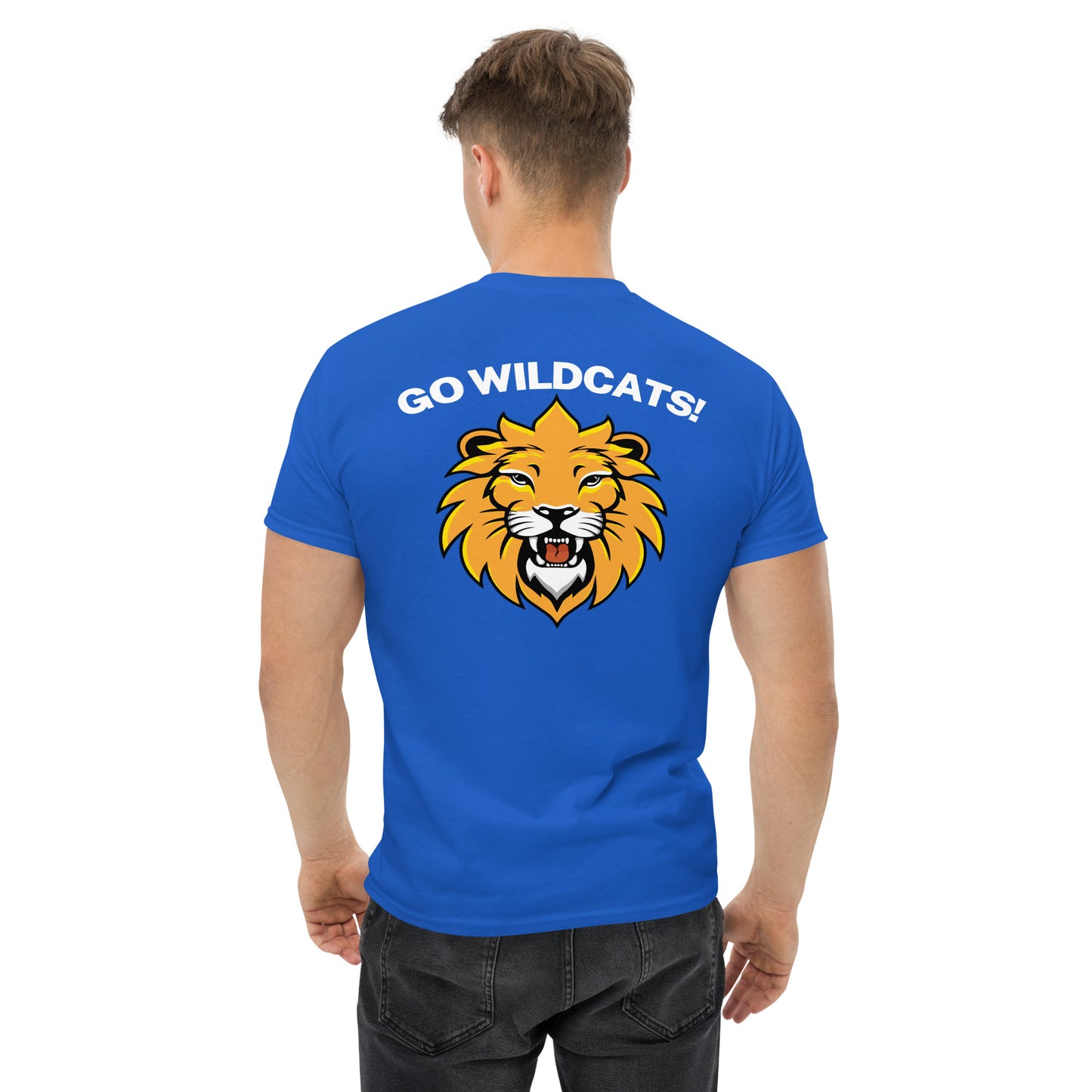 Wild Cat Go Wildcats Mascot Unisex Adult Classic Tee