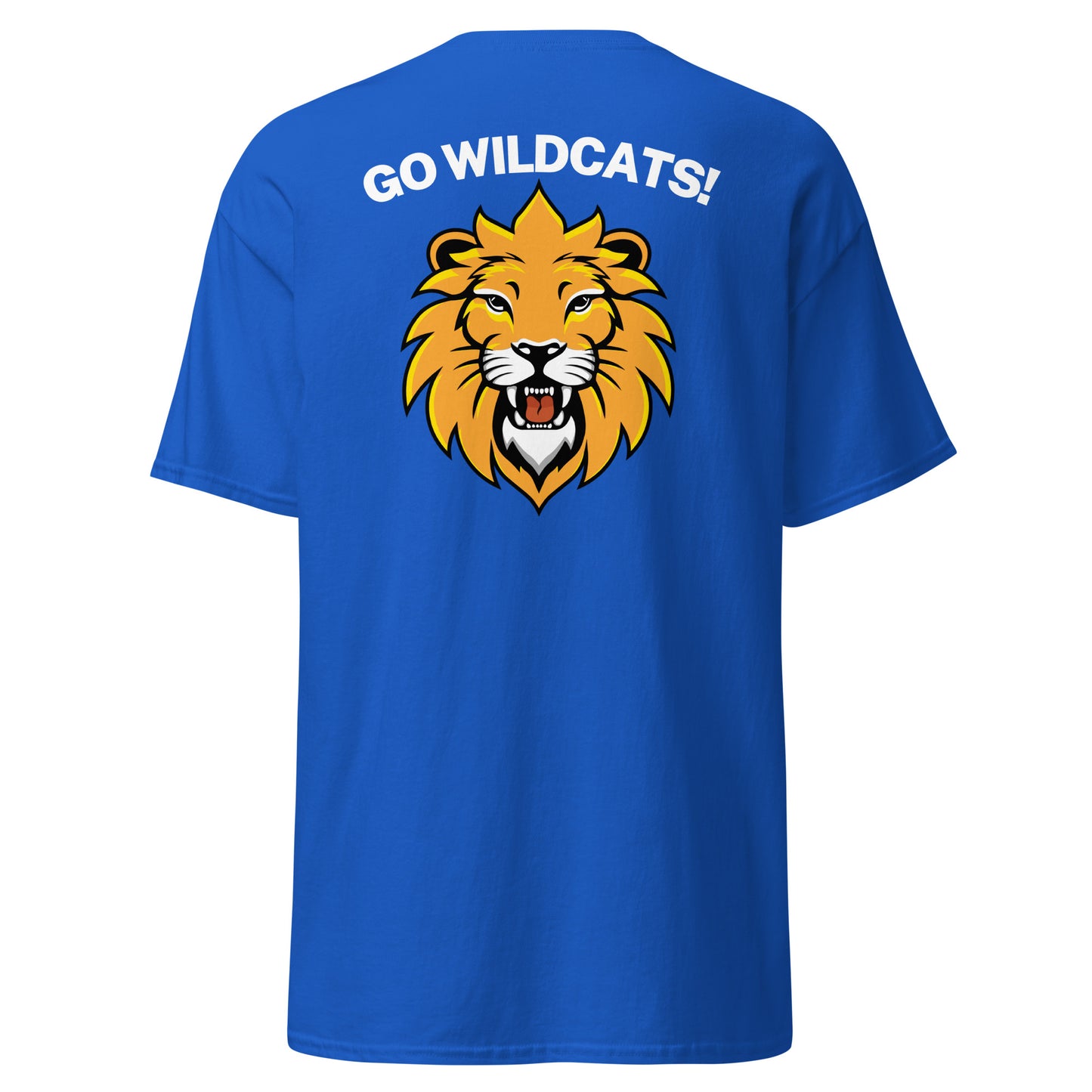 Wild Cat Go Wildcats Mascot Unisex Adult Classic Tee