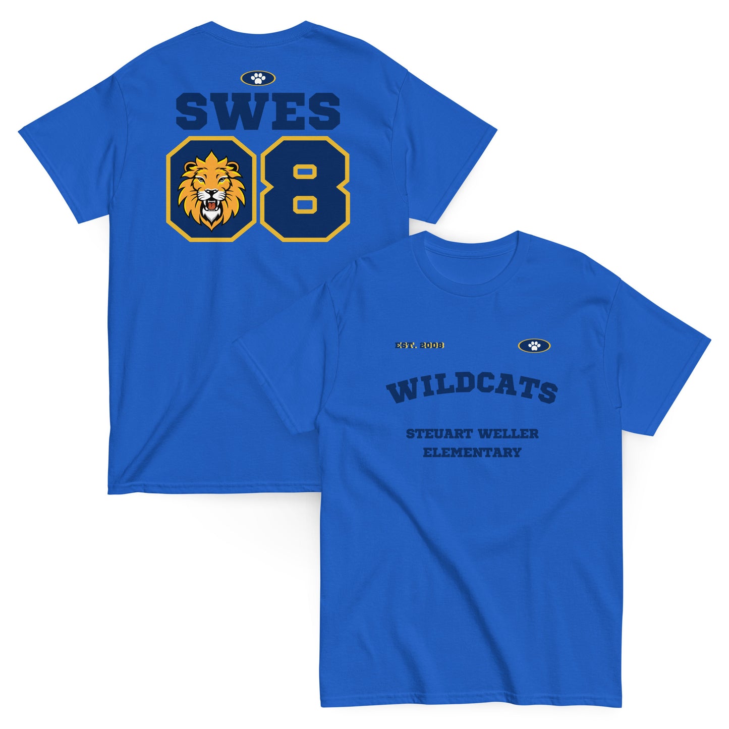 Wild Cat Varsity Athletics Unisex Adult Classic Tee