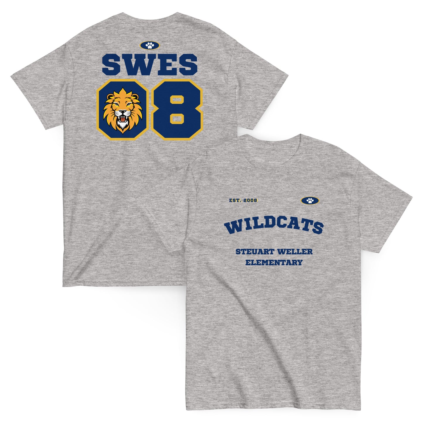 Wild Cat Varsity Athletics Unisex Adult Classic Tee