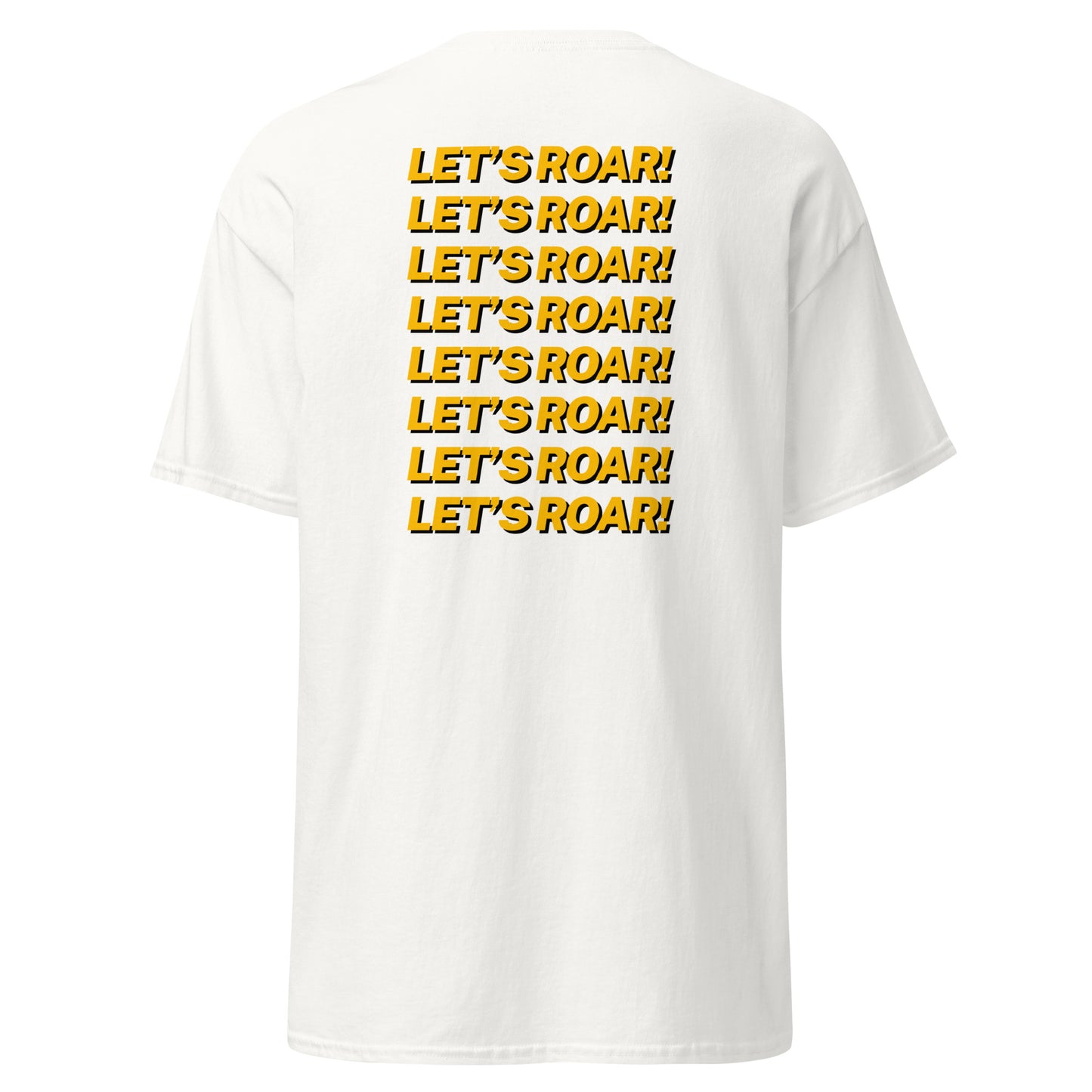 Wild Cat Let's Roar Mascot Unisex Adult Classic Tee