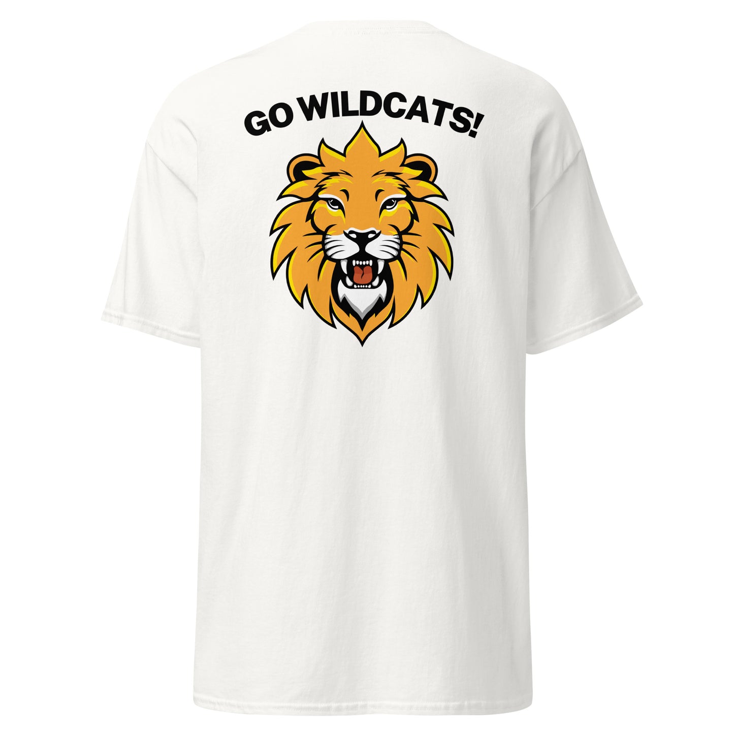 Wild Cat Go Wildcats Mascot Unisex Adult Classic Tee