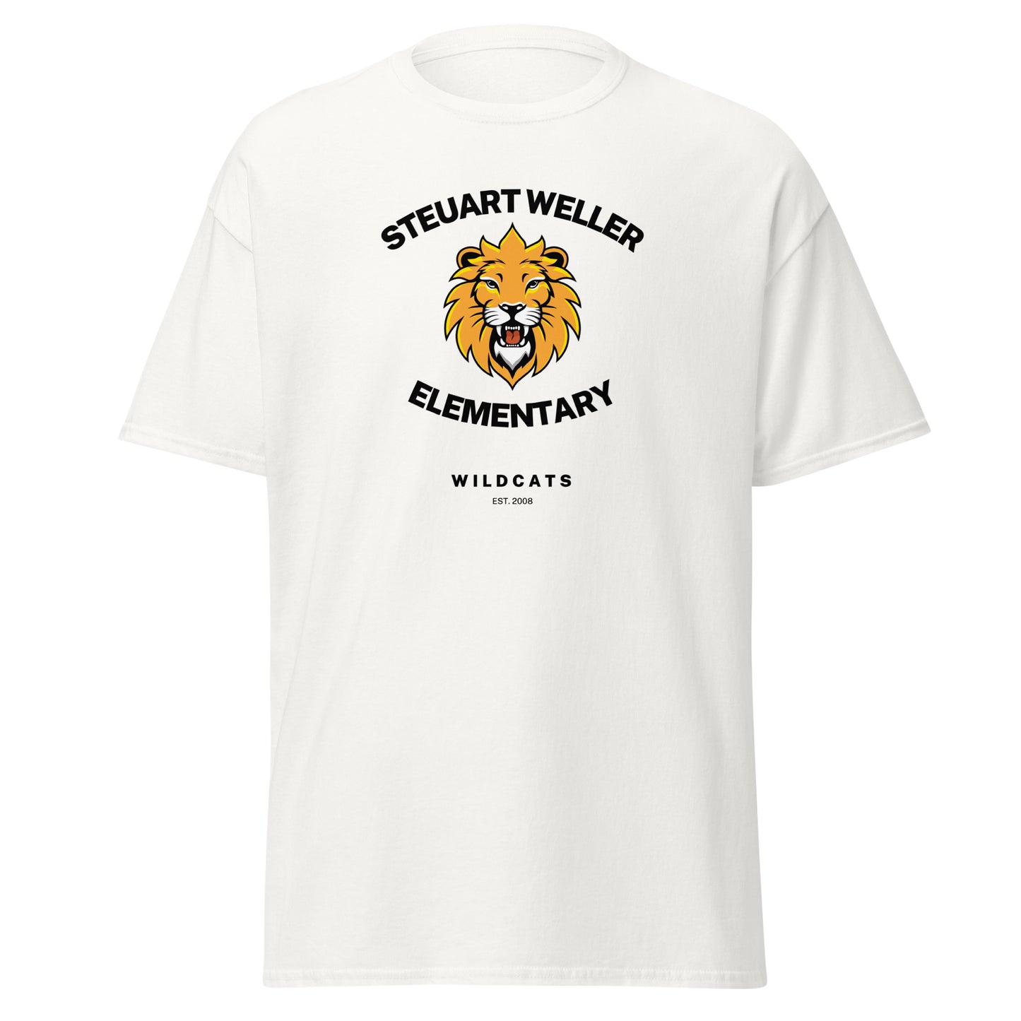 Wild Cat Let's Roar Mascot Unisex Adult Classic Tee