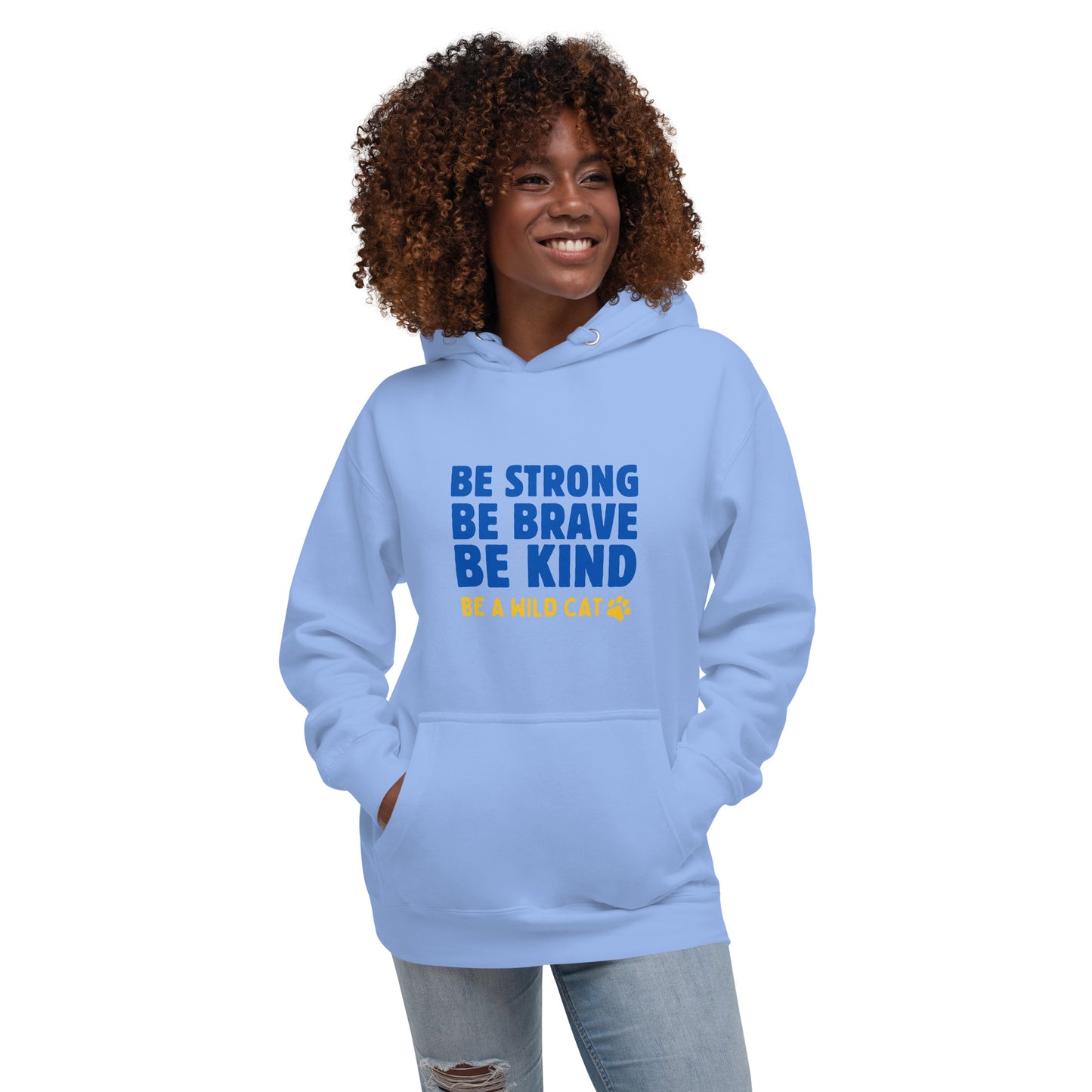 Be a Wild Cat Adult Unisex Hoodie