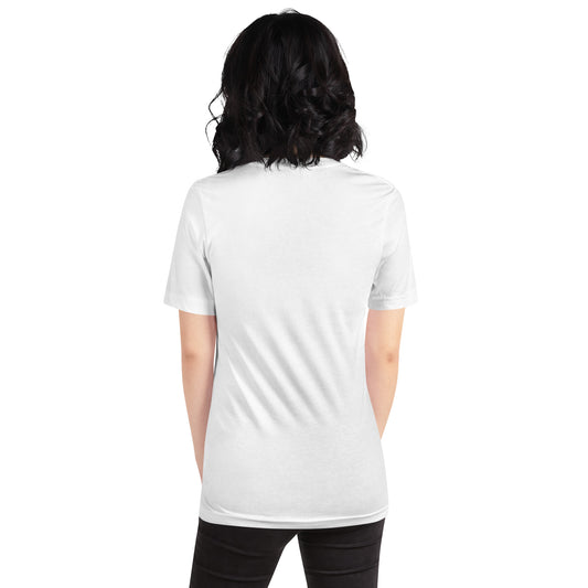 White and Blue Wild Cats Unisex Adult T-Shirt