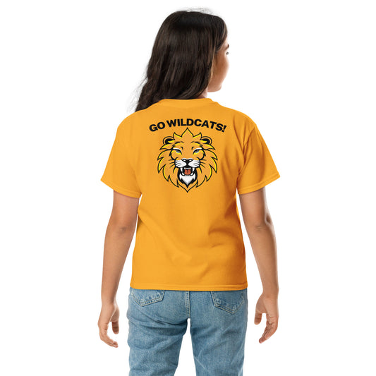Wild Cat Go Wildcats Mascot Youth Classic Tee