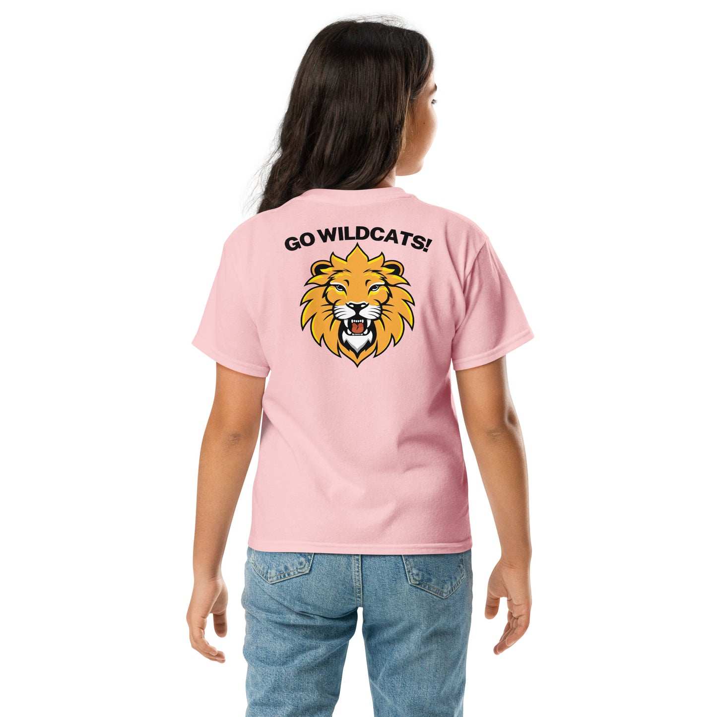 Wild Cat Go Wildcats Mascot Youth Classic Tee