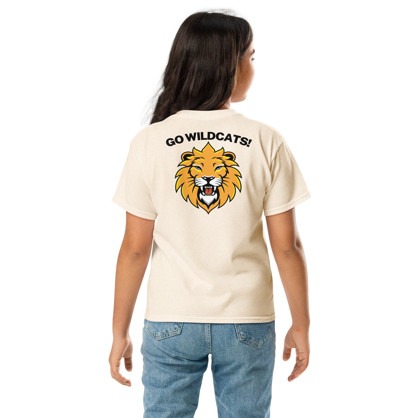 Wild Cat Go Wildcats Mascot Youth Classic Tee
