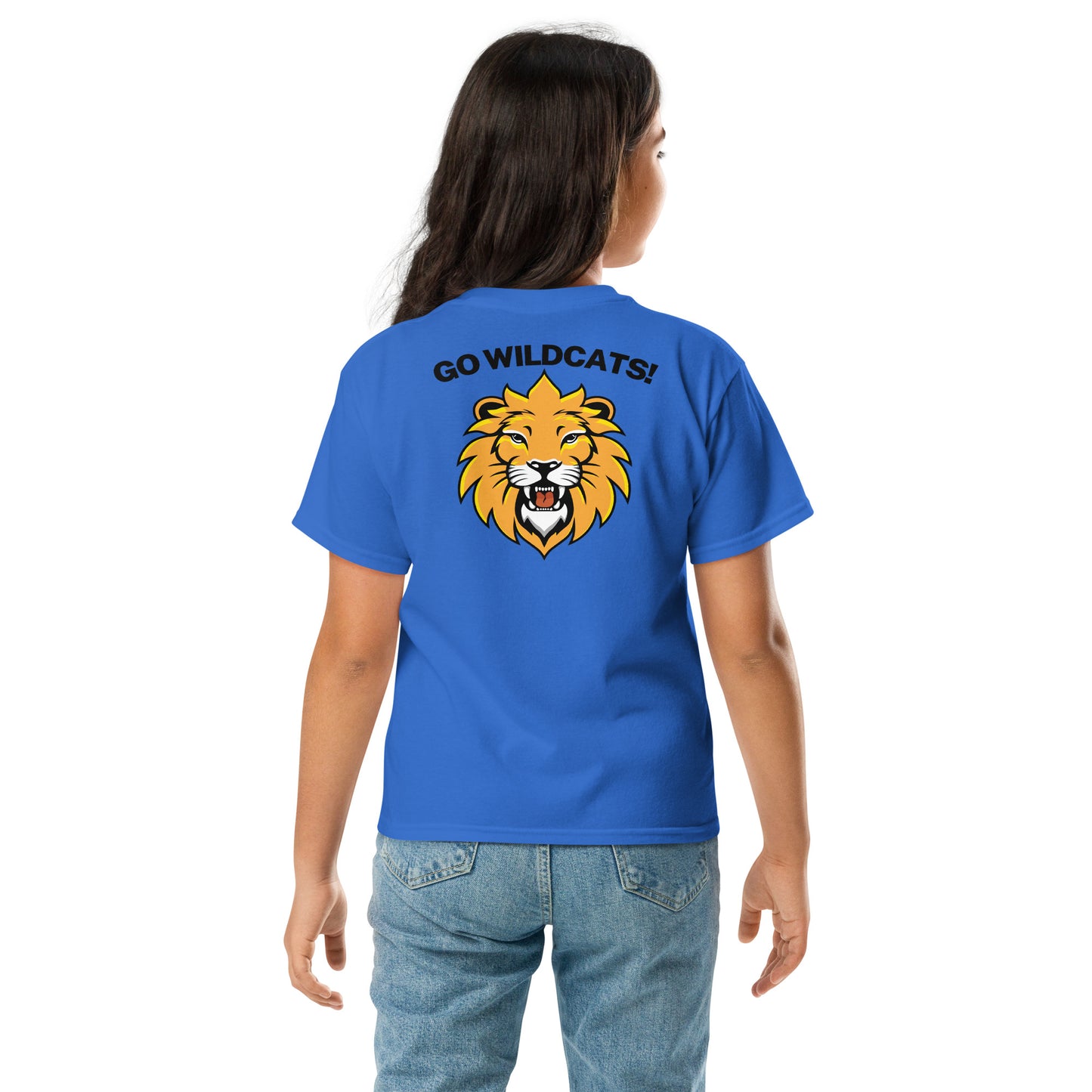 Wild Cat Go Wildcats Mascot Youth Classic Tee