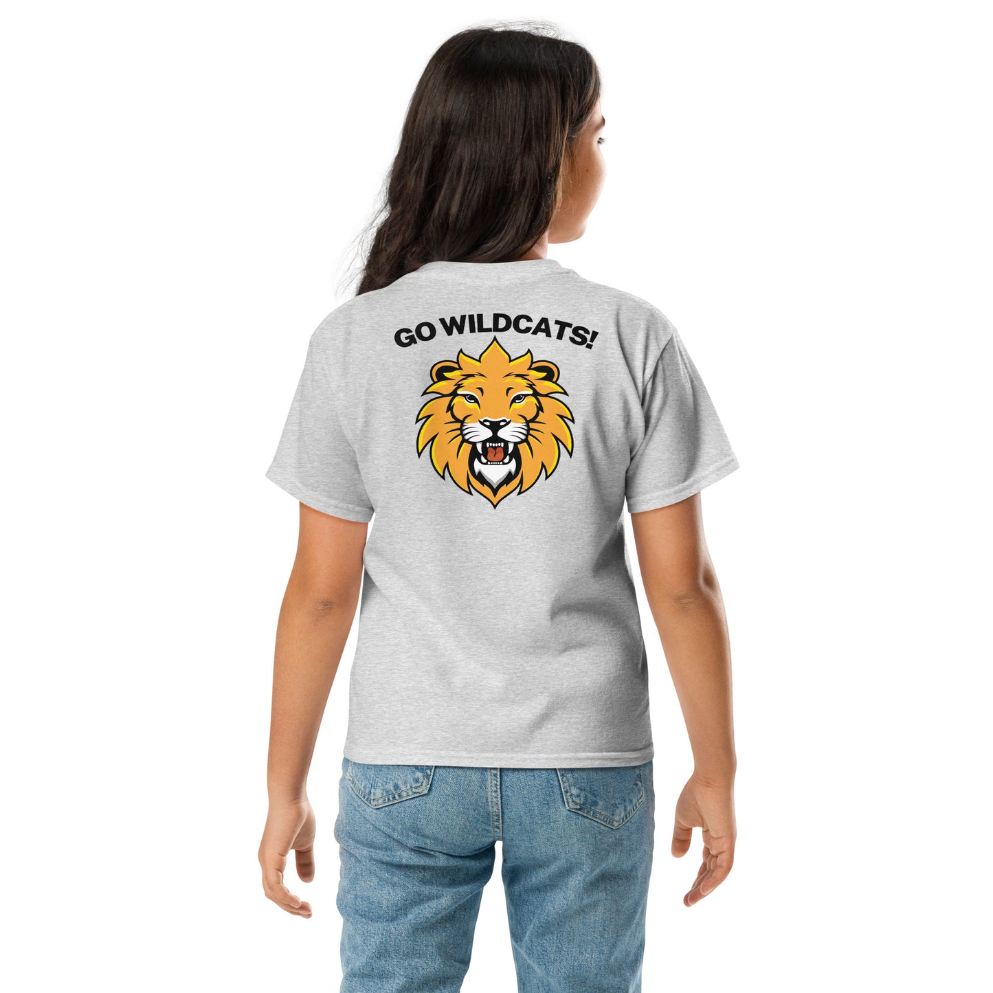 Wild Cat Go Wildcats Mascot Youth Classic Tee