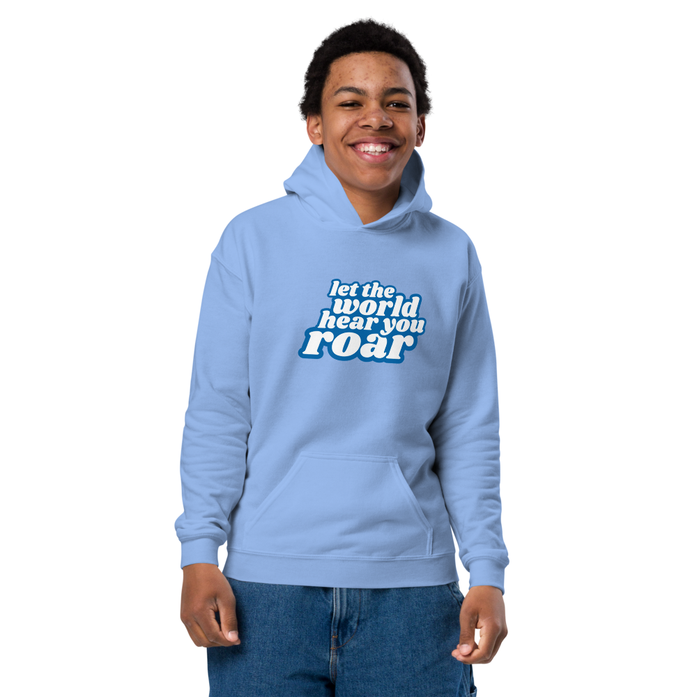 Let The World Hear You Roar Youth Hoodie